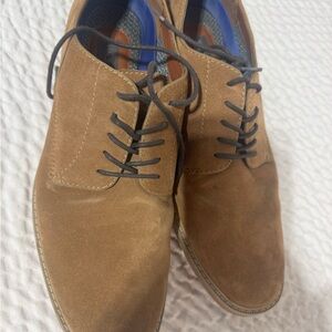 Vince Camuto Brown Suede Oxfords